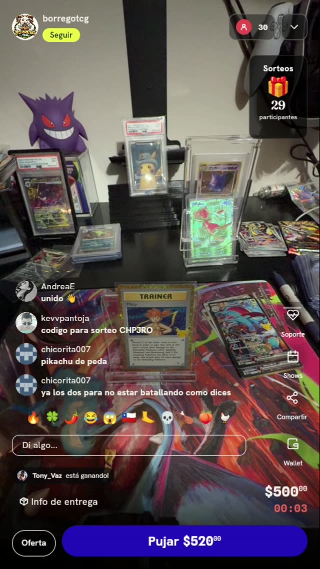 Carta Pokémon Entrenador Misty TCG