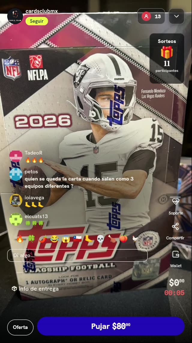 Caja 2026 Topps Flagship Football
