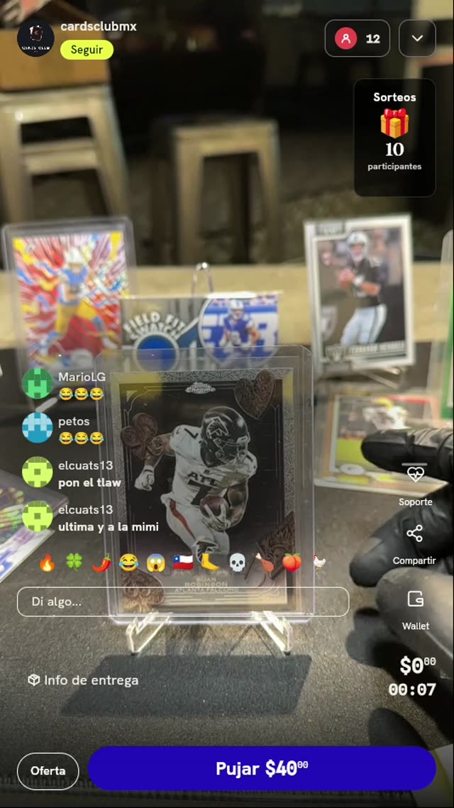Tarjeta Topps Chrome Bijan Robinson