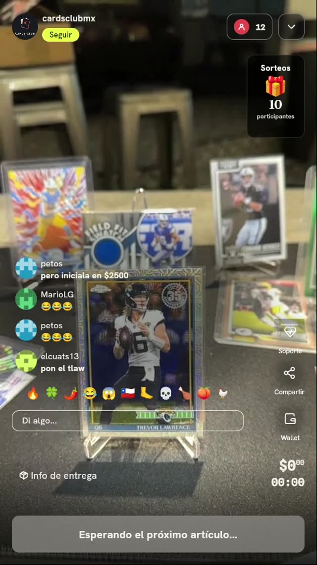 Carta Trevor Lawrence Topps Chrome 35th
