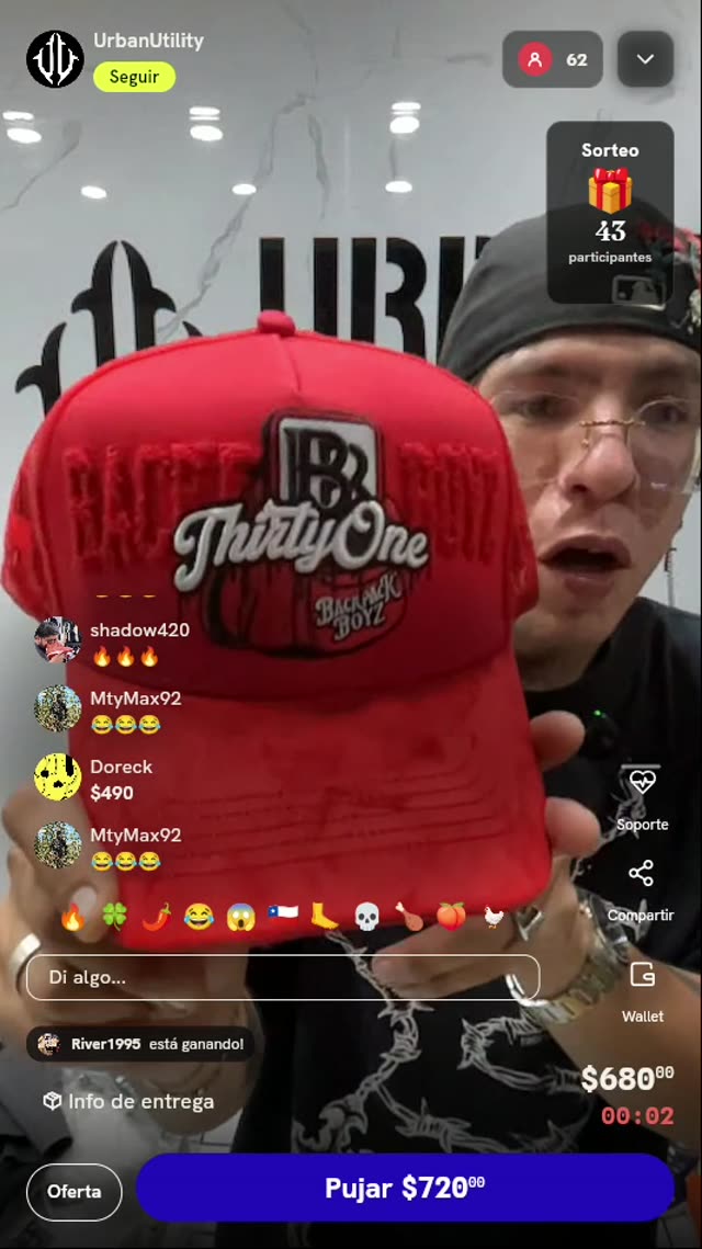 Gorra Thirty One x Backpack Boyz