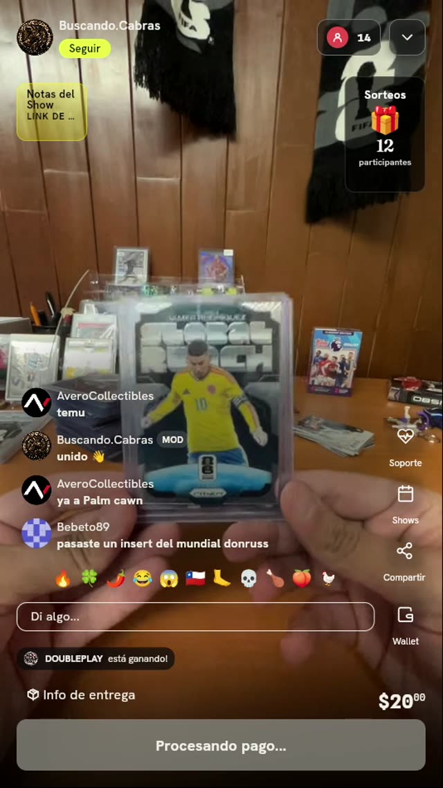 Tarjeta James Rodríguez Global Reach