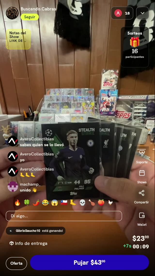 Lote de cartas Topps Match Attax