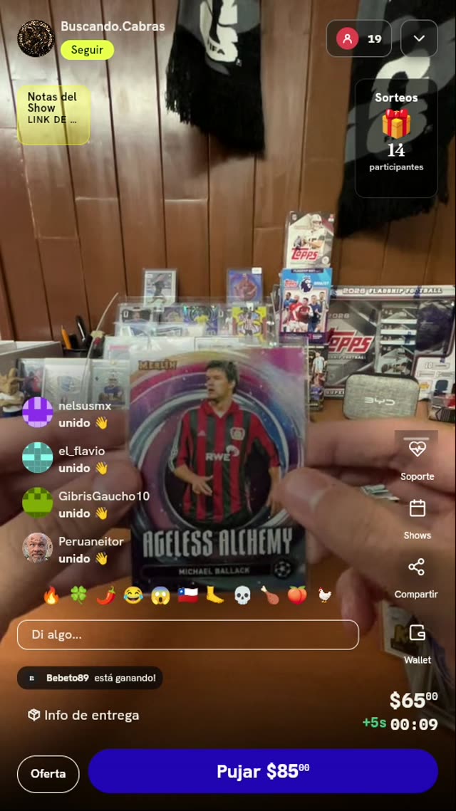 Carta Michael Ballack Ageless Alchemy Merlin