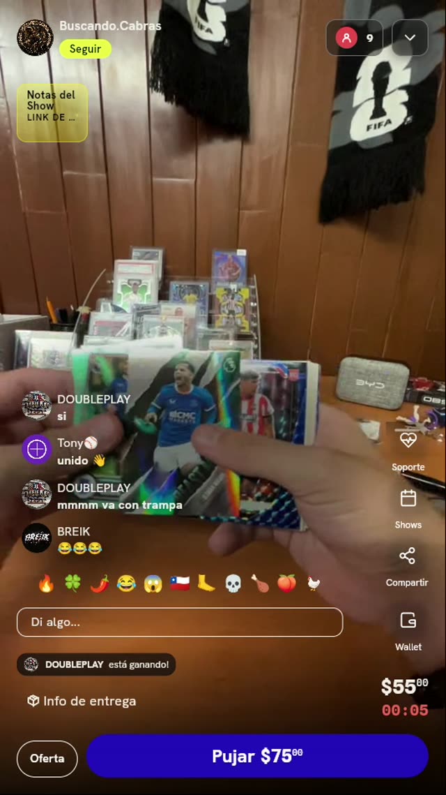 Lote de tarjetas de la Premier League
