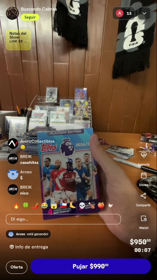 Caja Topps Premier League 2026/27 Flagship