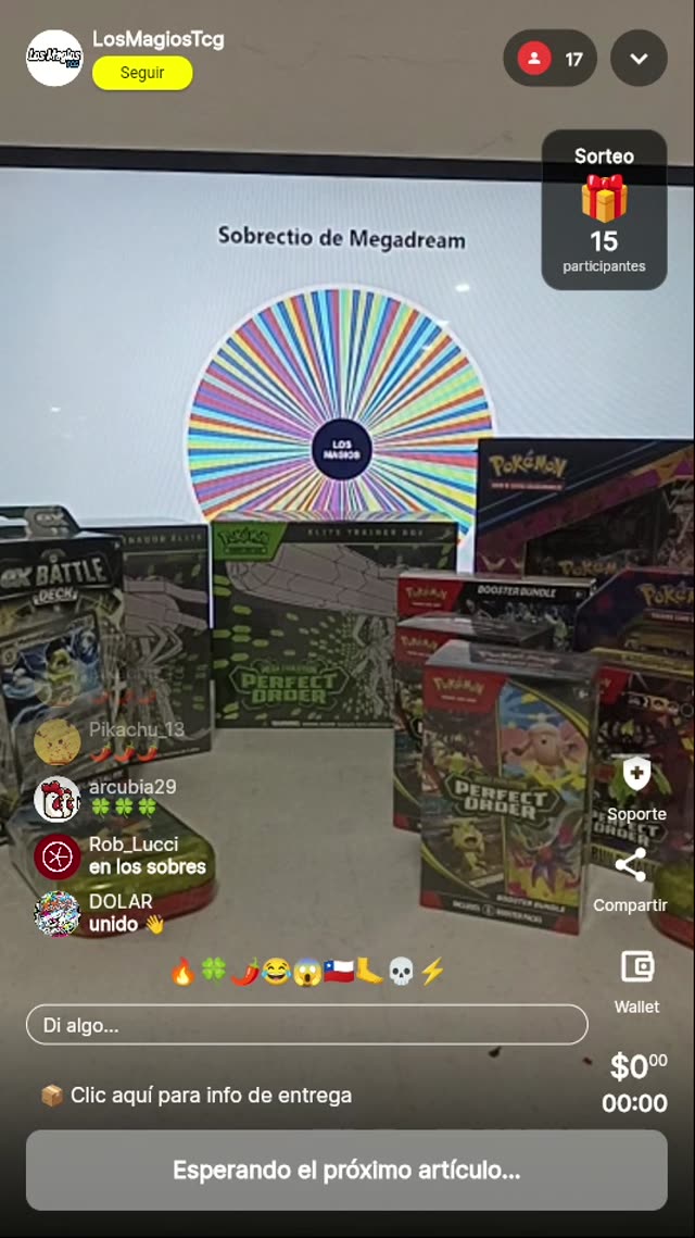 Pokémon Megadream: Vueltecita de sobres