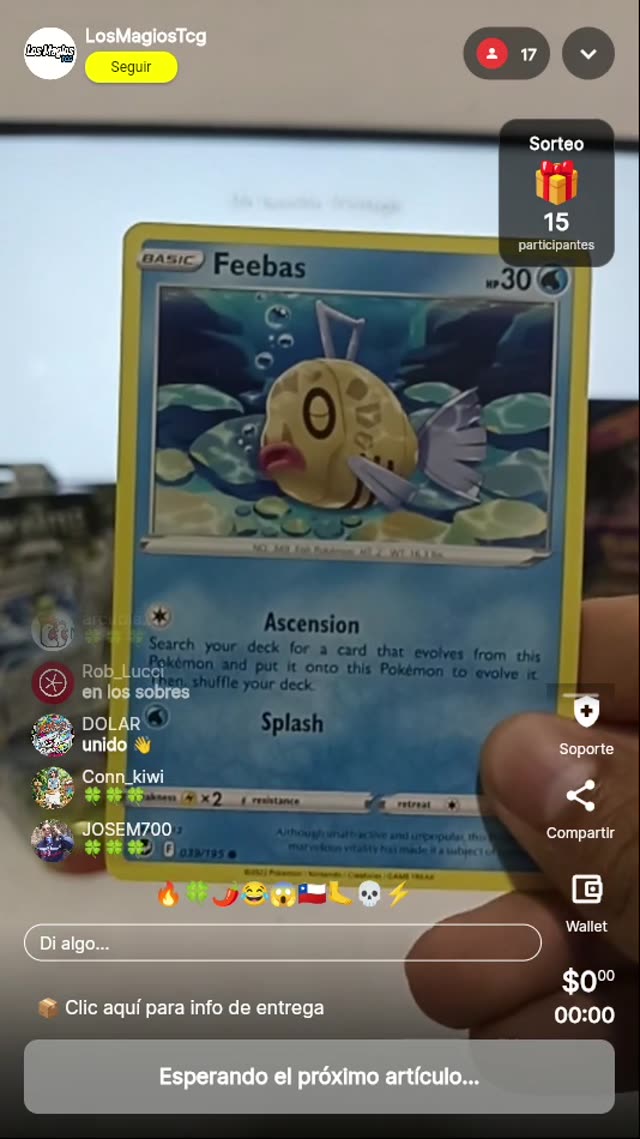 Pokémon Feebas Silver Tempest 039/195