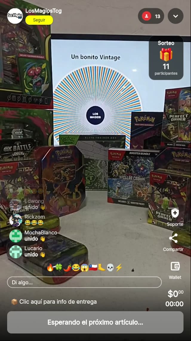 Ruleta Pokémon Vintage TCG