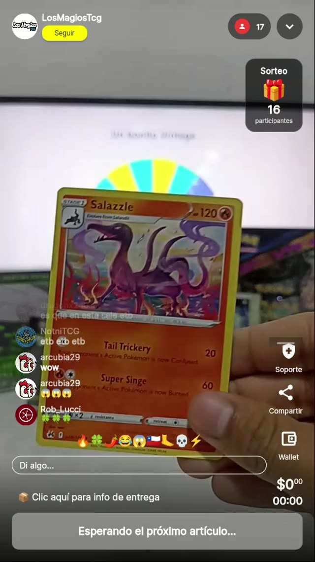 Carta Pokémon Salazzle Vintage