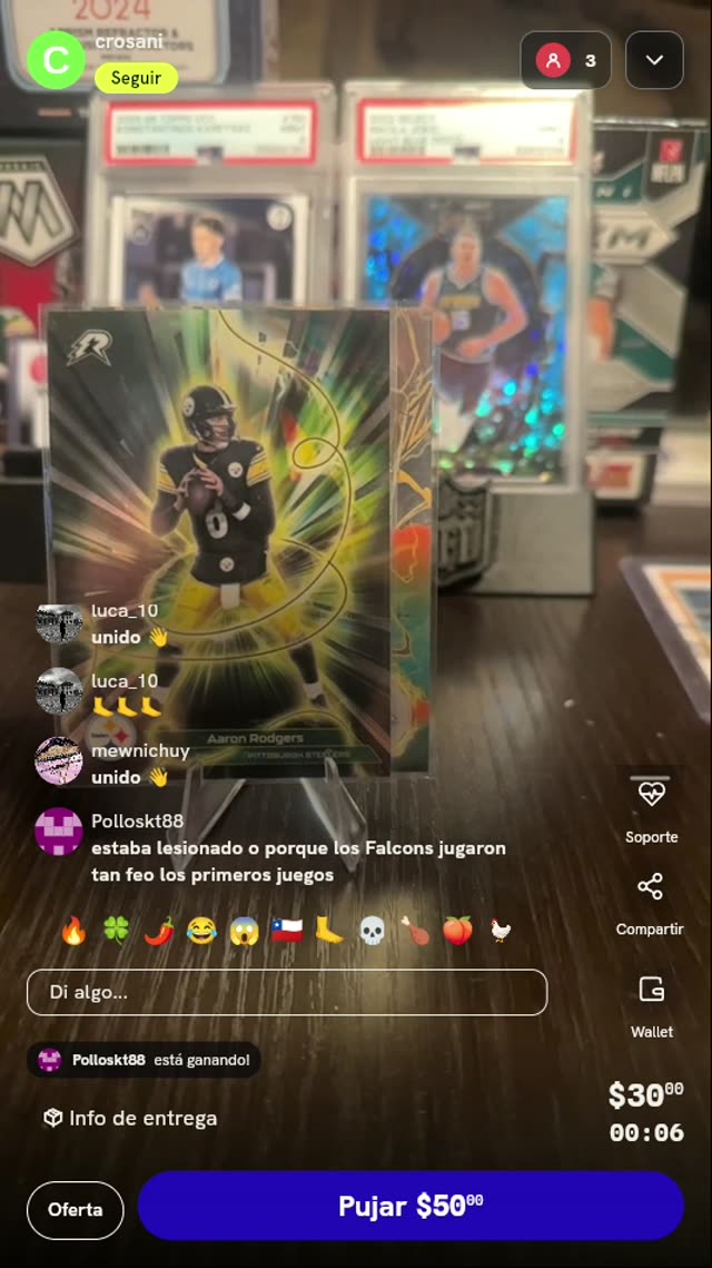 Carta Coleccionable Panini Rookies & Stars NFL