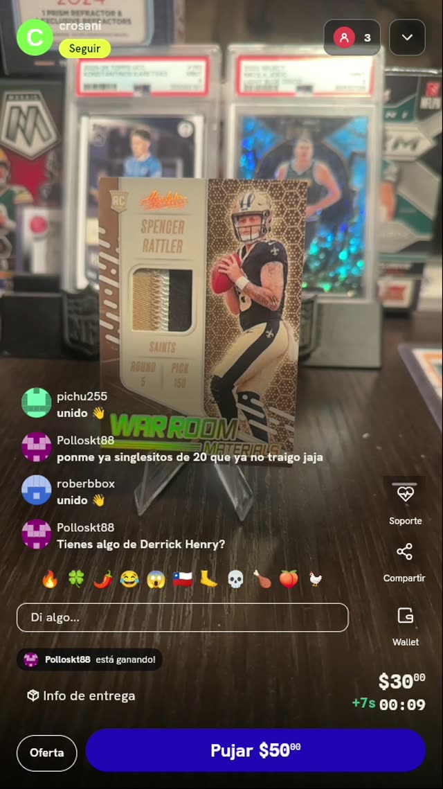 Carta Spencer Rattler Panini Absolute