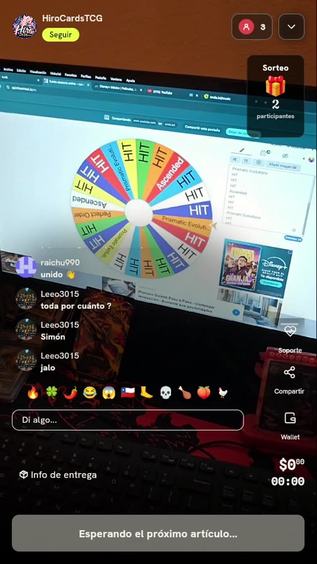 Giro de Ruleta Pokémon TCG