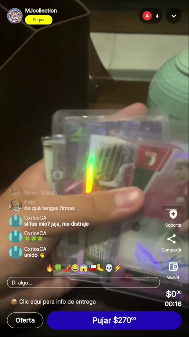 Lote de Cromos Deportivos Firmados