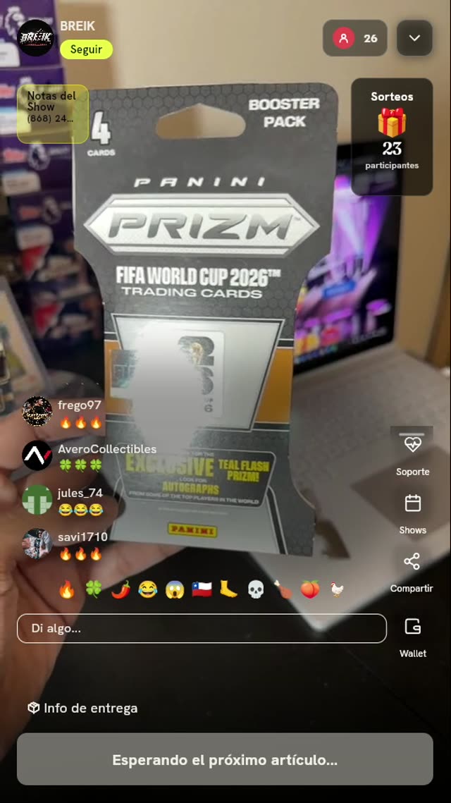 Sobre Panini Prizm FIFA World Cup 2026