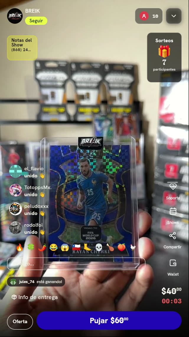 Carta Panini Select Rayan Cherki Blue Checkerboard