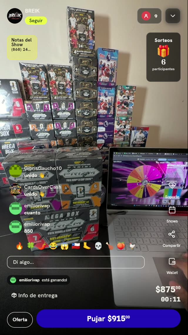Spot Panini Prizm FIFA World Cup 2026