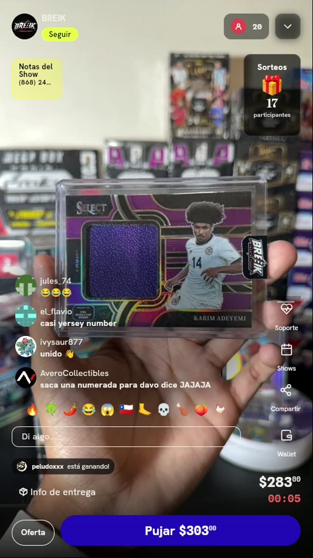 Carta Panini Select Karim Adeyemi Patch /99