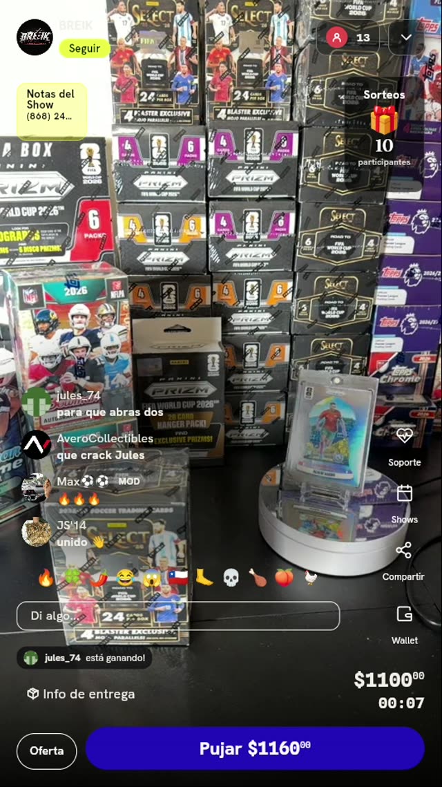 Blaster Box Panini Select FIFA 2026