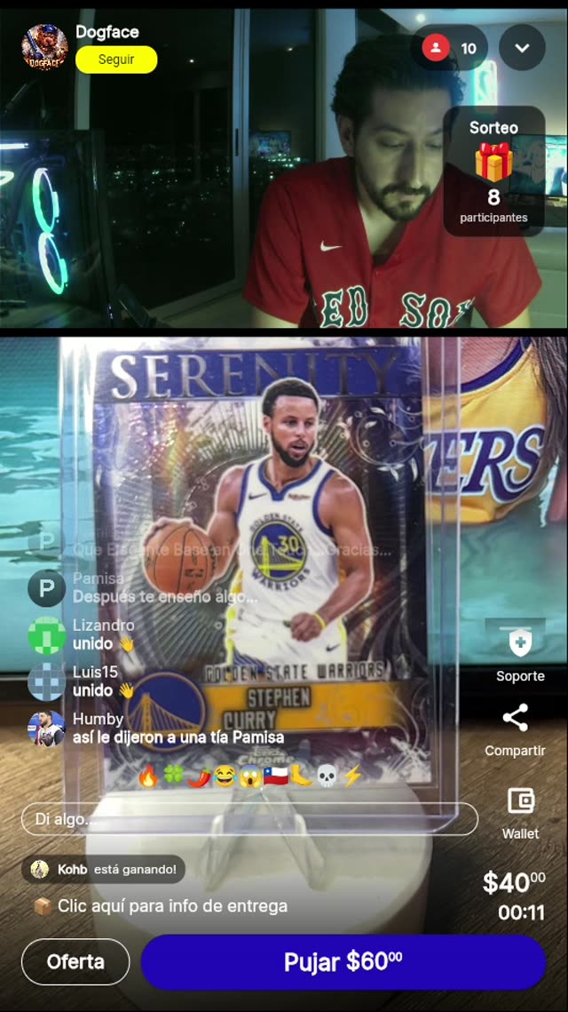 Stephen Curry Serenity Topps Chrome