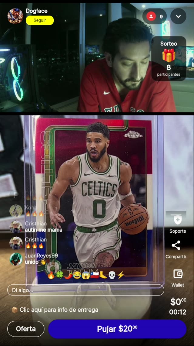 Jayson Tatum Topps Chrome Baloncesto