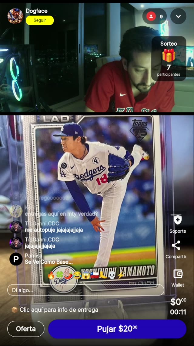 Yoshinobu Yamamoto Topps 75 Años