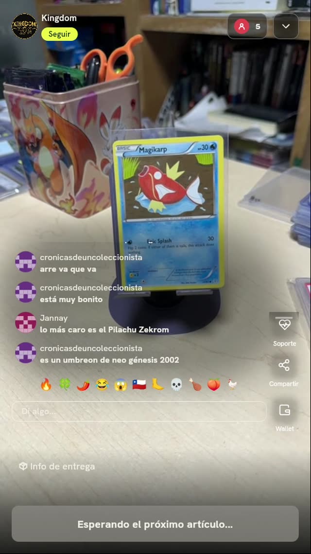 Carta Pokémon Magikarp TCG