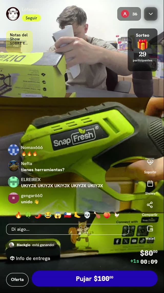 Cortasetos inalámbrico SnapFresh 2 en 1