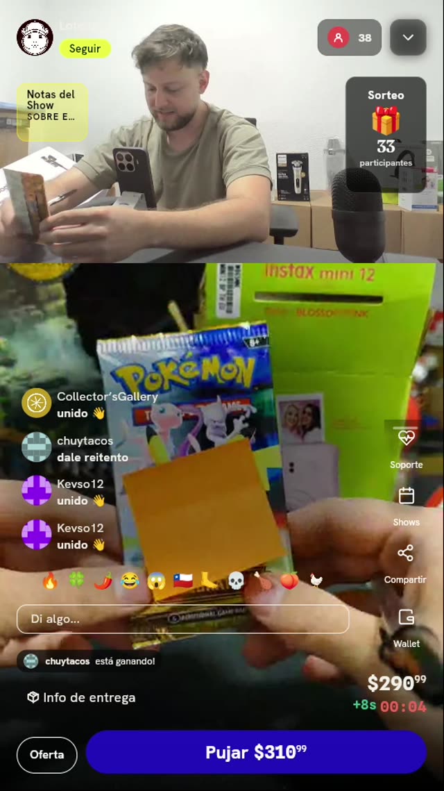 Sobre de Cartas Pokémon TCG