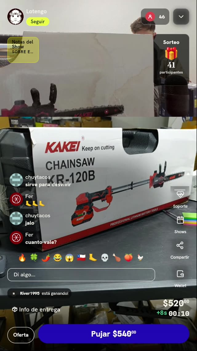 Motosierra Inalámbrica Kakei KR-120B