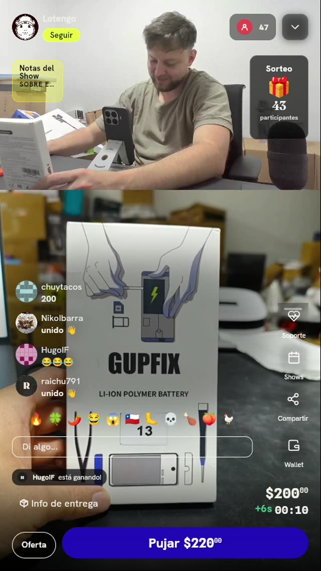Kit de Batería GUPFIX iPhone 13