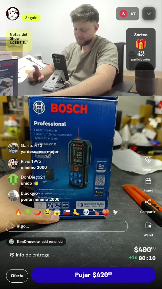 Medidor láser Bosch GLM 50-27 C