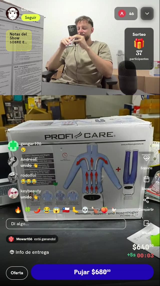 Planchador automático ProfiCare PC-HBB 3117