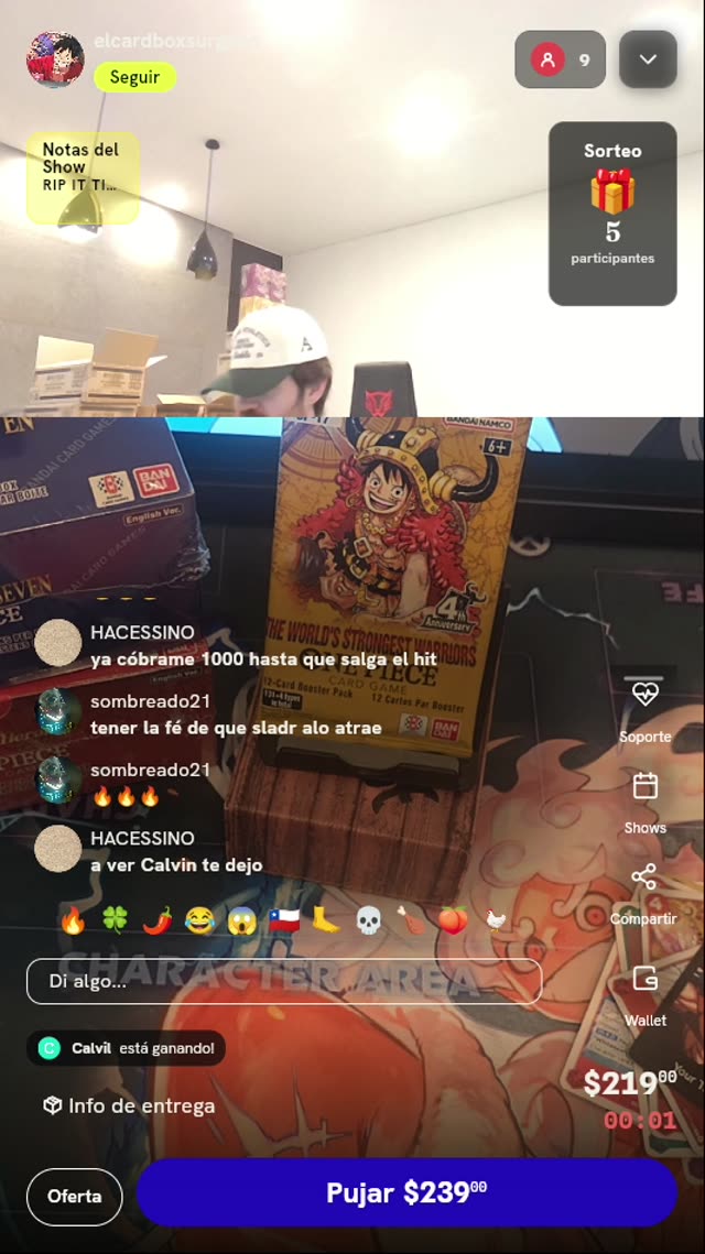 Sobre One Piece TCG OP-17
