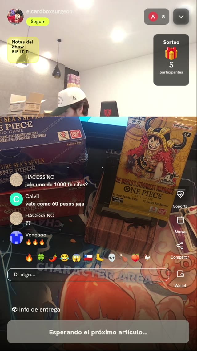 Sobre One Piece TCG OP-17