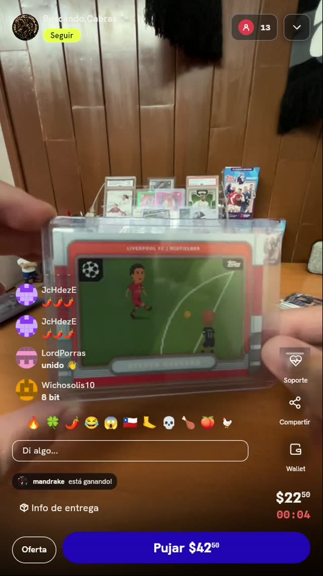 Carta Steven Gerrard Topps 8-Bit