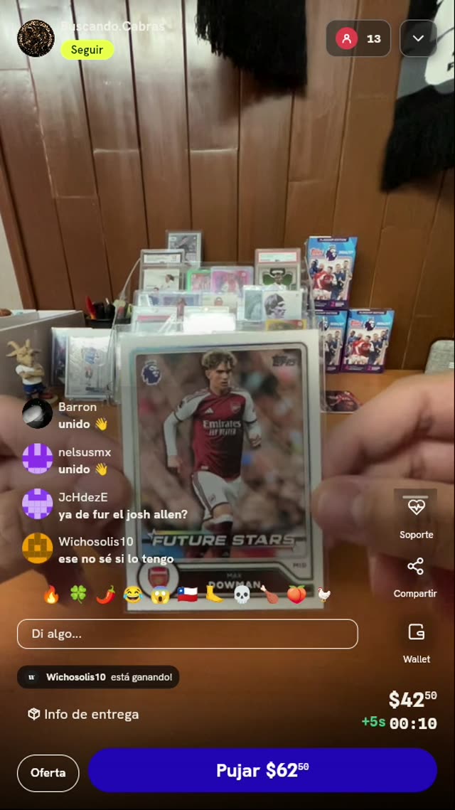 Carta Topps Max Dowman Future Stars