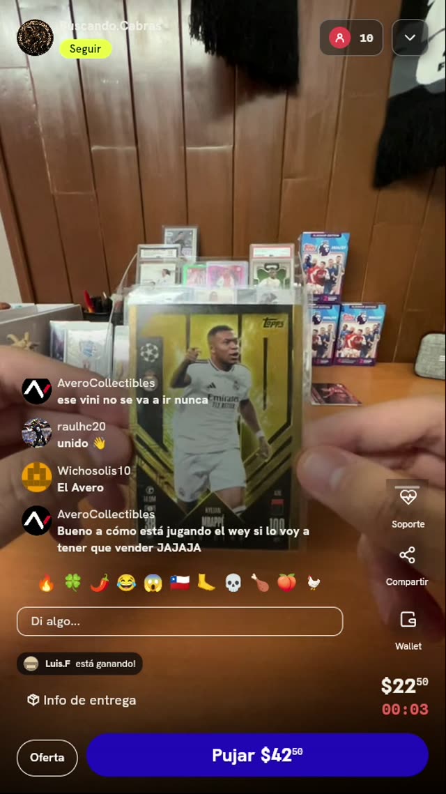 Carta Kylian Mbappé 100 Club