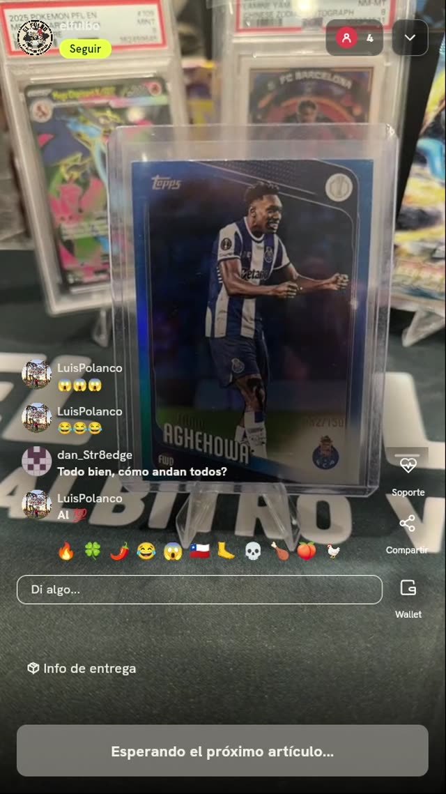 Carta Topps Samu Aghehowa FC Porto