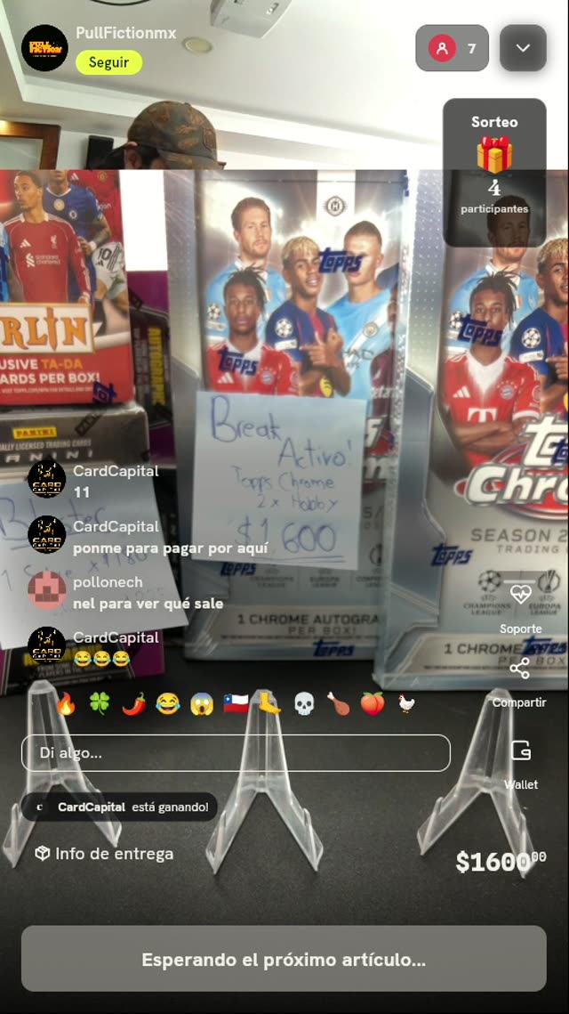Break Topps Chrome UEFA 2023/24