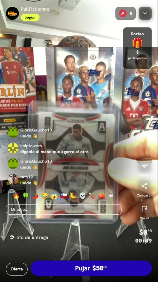 Carta Panini Prizm Jude Bellingham Aces