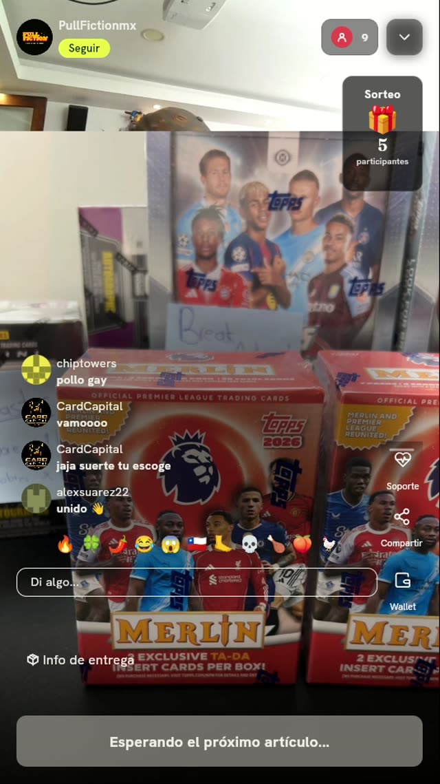 Caja Blaster Topps Merlin Premier League