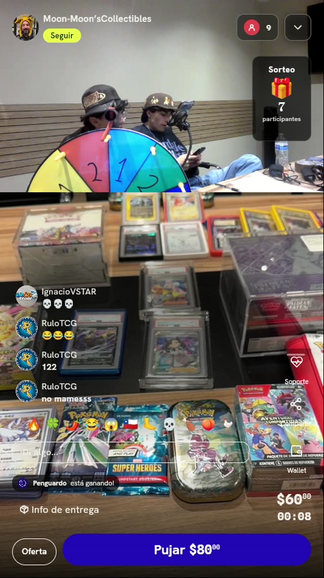 Giro de ruleta TCG Pokémon