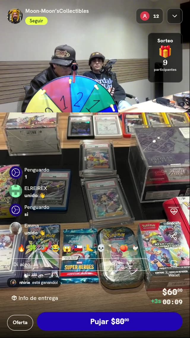 Espacio en ruleta TCG