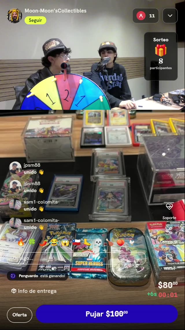 Giro de ruleta Pokémon TCG