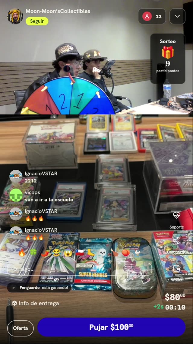 Tirada en ruleta de coleccionables