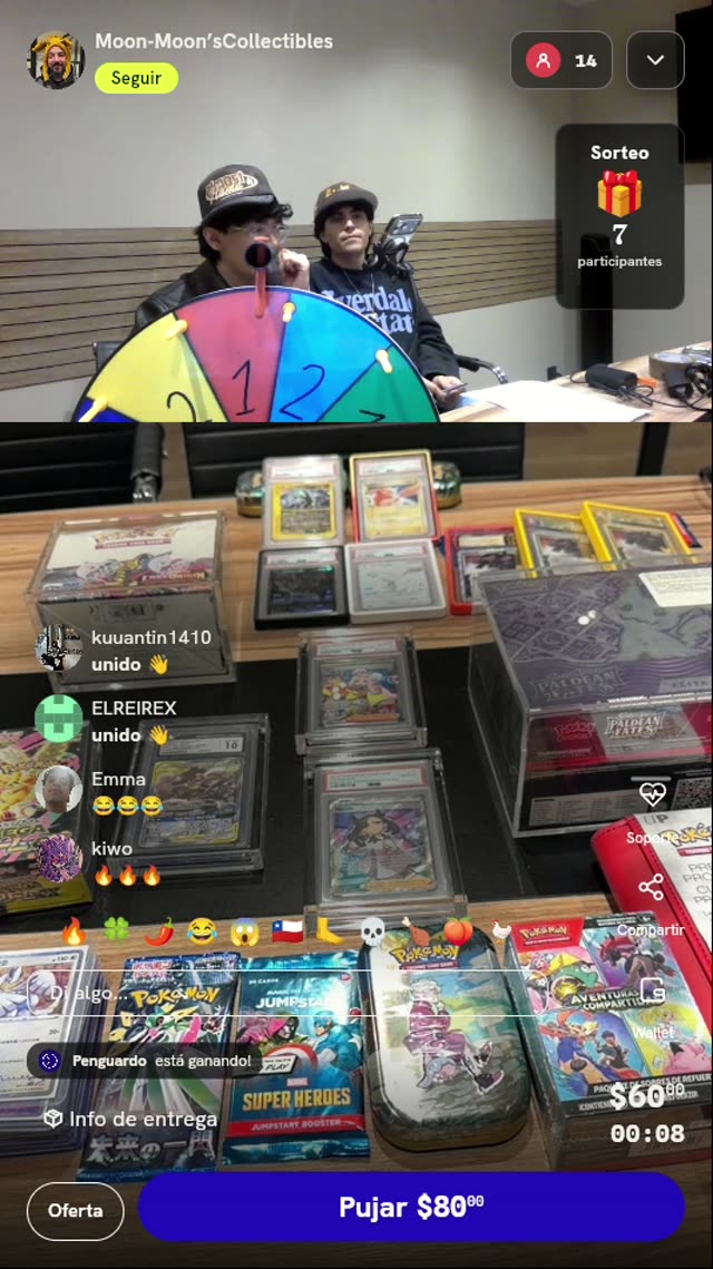 Giro de ruleta Pokémon TCG