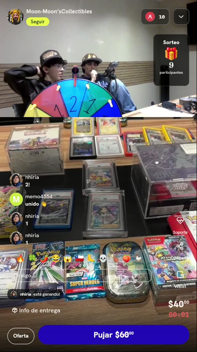 Tiro de Ruleta TCG Coleccionable
