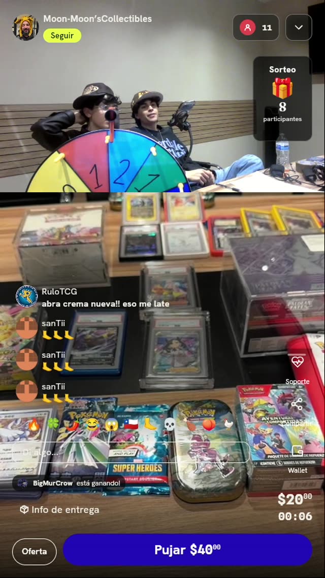 Giro de ruleta Pokémon TCG
