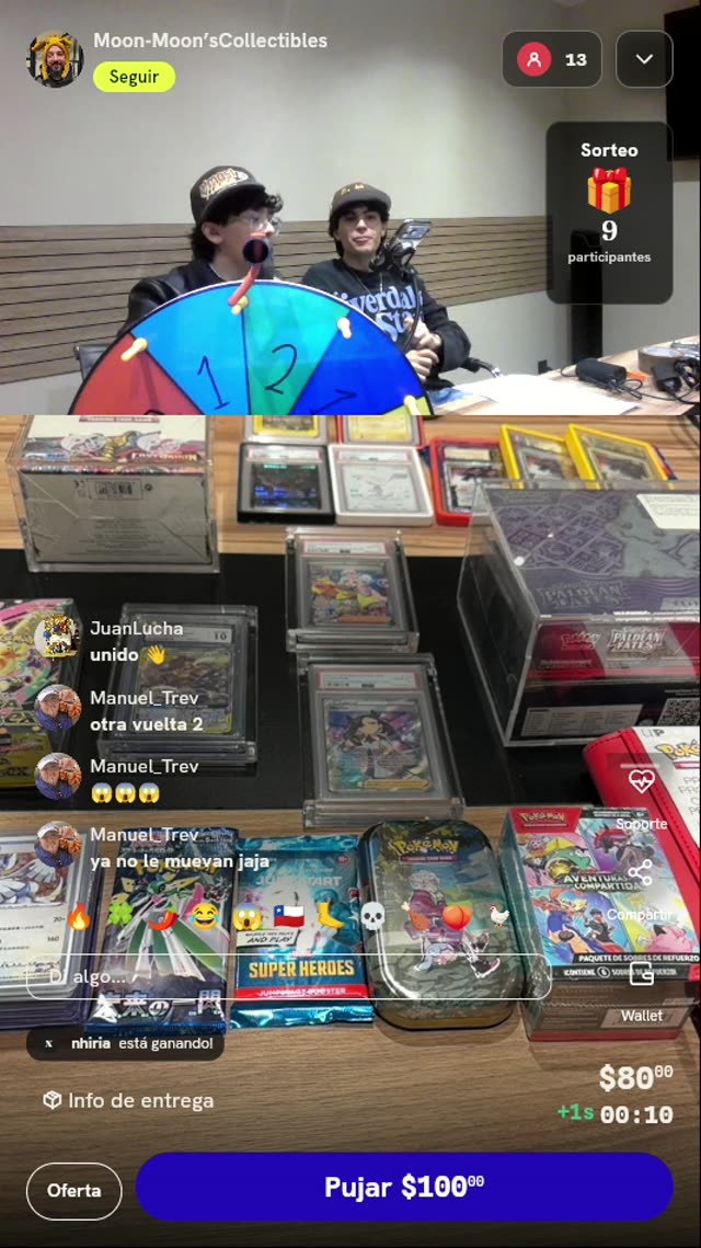 Giro de ruleta de Pokémon TCG